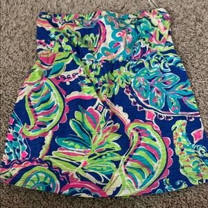 Lilly Pulitzer Blue and Green tube top